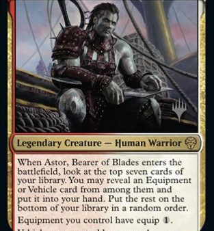 Astor, Bearer of Blades (Promo Pack) [Dominaria United Promos] Supply