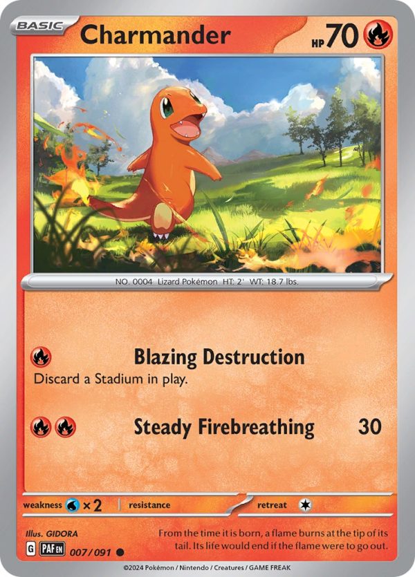 Charmander (007 091) [Scarlet & Violet: Paldean Fates] Sale