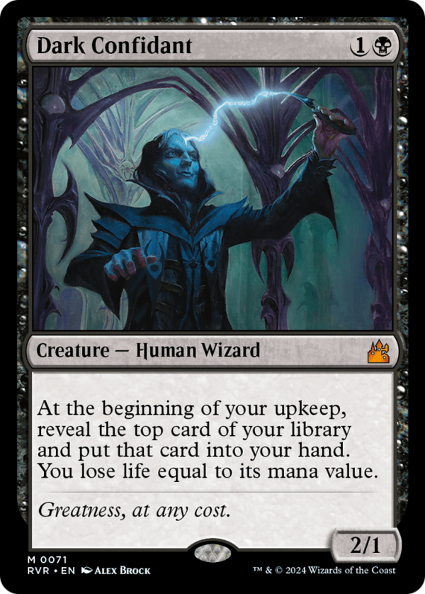 Dark Confidant [Ravnica Remastered] Supply