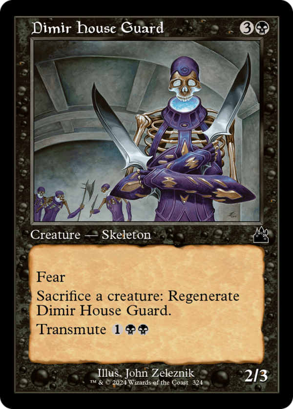 Dimir House Guard (Retro Frame) [Ravnica Remastered] For Discount