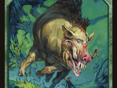 Boar Token [Planechase Anthology Tokens] Cheap