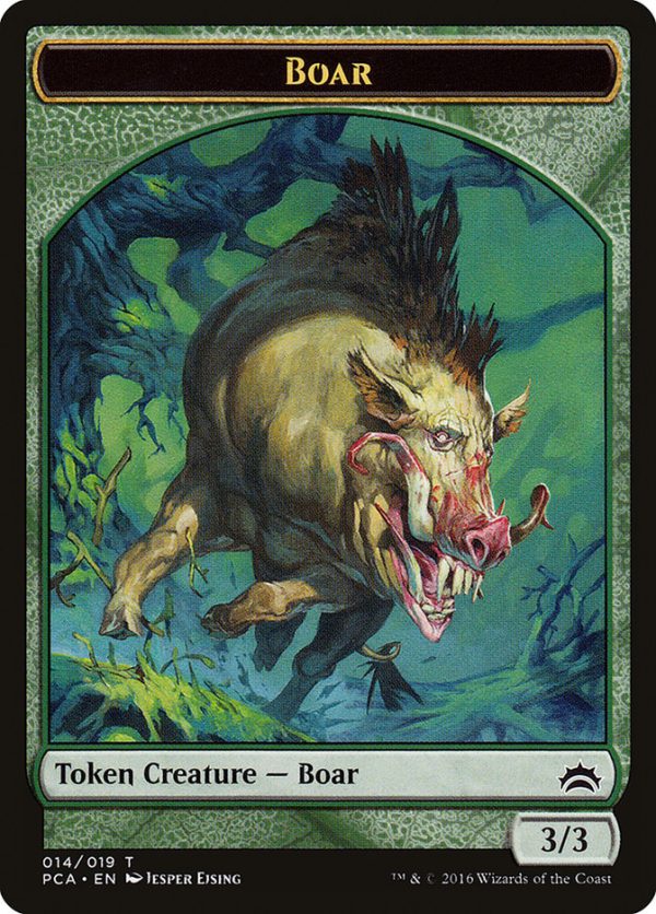 Boar Token [Planechase Anthology Tokens] Cheap