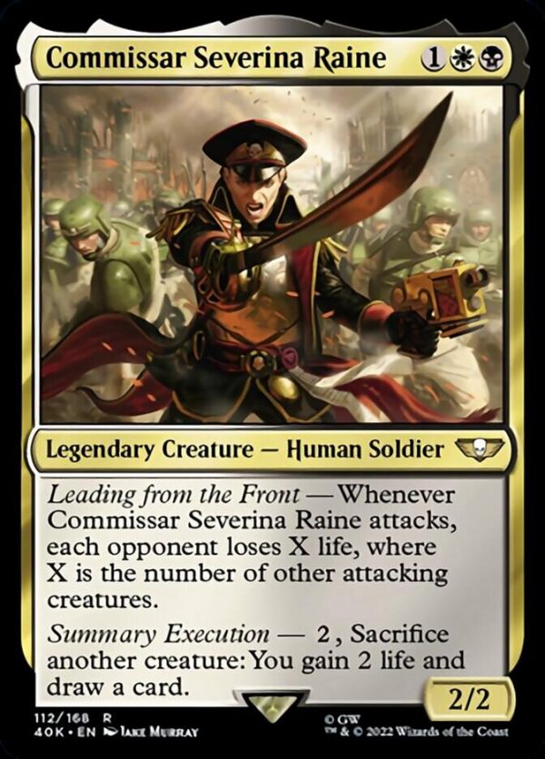 Commissar Severina Raine (Surge Foil) [Warhammer 40,000] For Discount