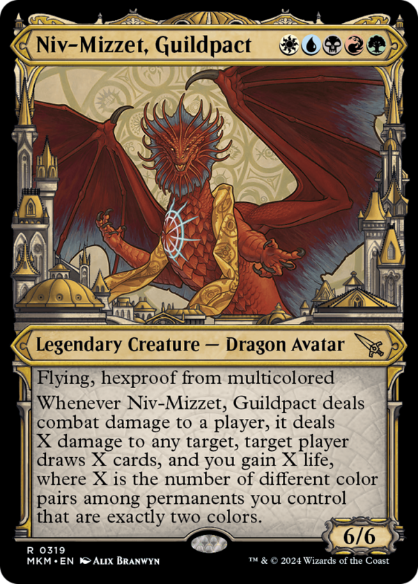 Niv-Mizzet, Guildpact (Showcase) (319) [Murders at Karlov Manor] Sale