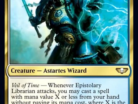 Epistolary Librarian (Surge Foil) [Warhammer 40,000] Online now