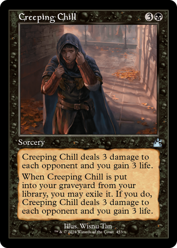 Creeping Chill (Retro Frame) [Ravnica Remastered] Online