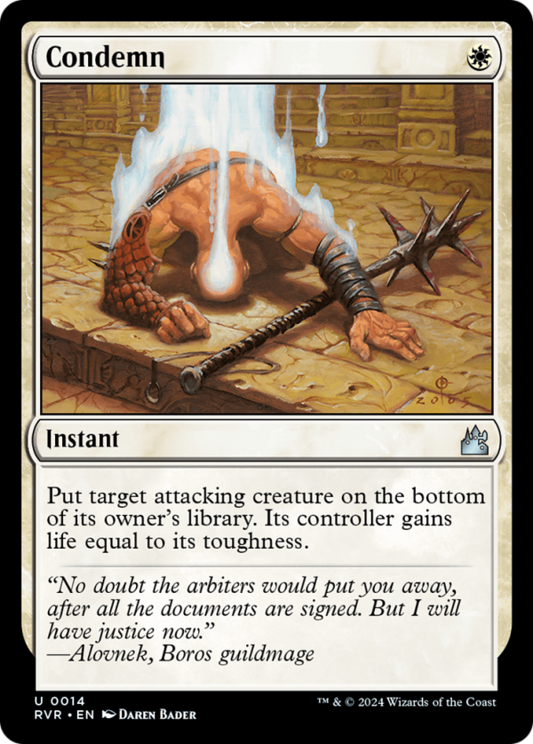 Condemn [Ravnica Remastered] Hot on Sale