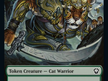 Cat Warrior Token [Dominaria United Commander Tokens] Discount