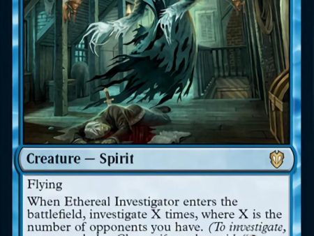 Ethereal Investigator [Innistrad: Crimson Vow Commander] For Cheap