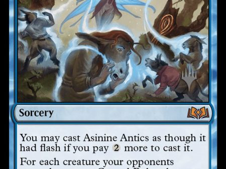 Asinine Antics (Promo Pack) [Wilds of Eldraine Promos] on Sale