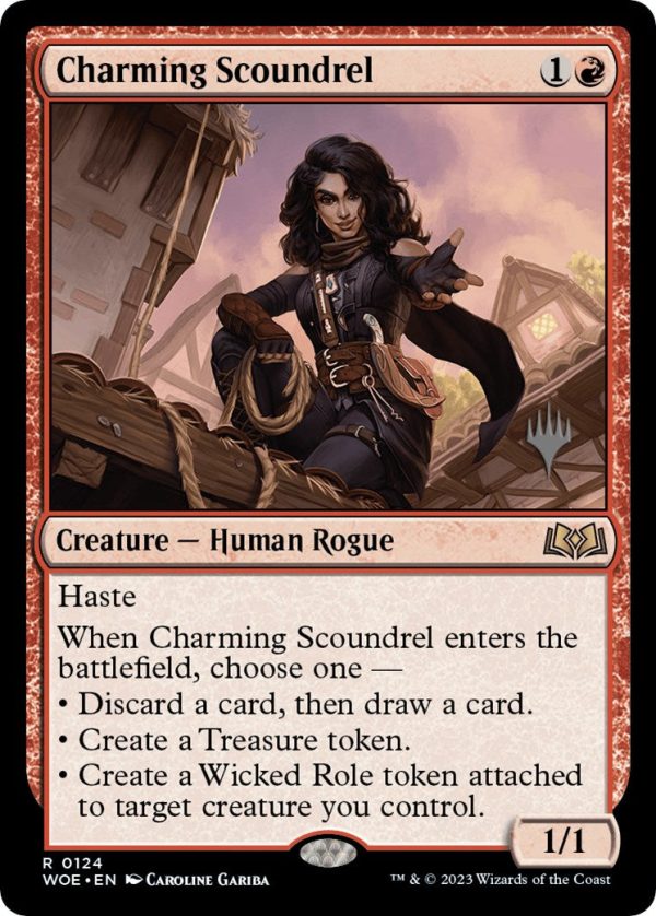 Charming Scoundrel (Promo Pack) [Wilds of Eldraine Promos] Fashion