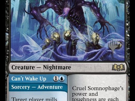 Cruel Somnophage    Can t Wake Up (Promo Pack) [Wilds of Eldraine Promos] For Cheap