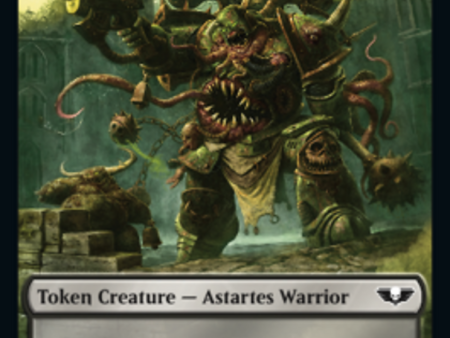 Astartes Warrior    Plaguebearer of Nurgle Double-Sided (Surge Foil) [Warhammer 40,000 Tokens] Cheap