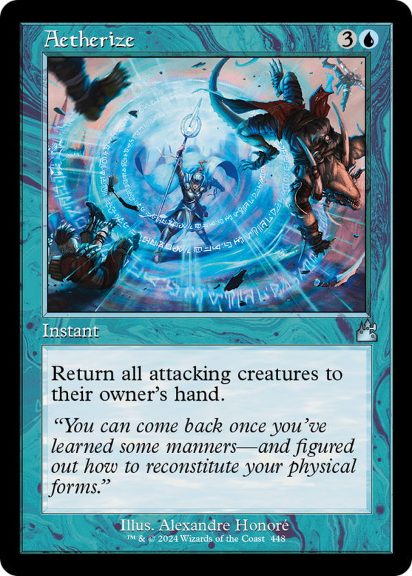 Aetherize (Retro Frame) [Ravnica Remastered] Discount