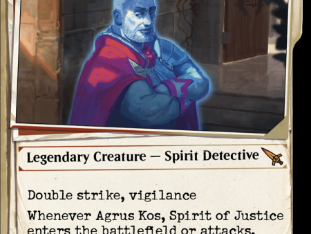 Agrus Kos, Spirit of Justice (Showcase) [Murders at Karlov Manor] For Discount