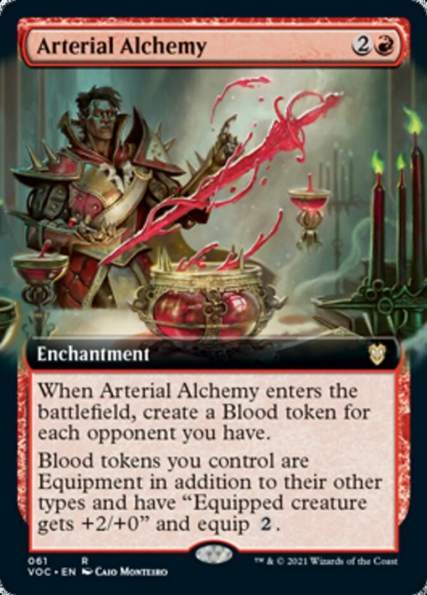 Arterial Alchemy (Extended Art) [Innistrad: Crimson Vow Commander] Online