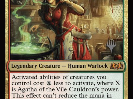 Agatha of the Vile Cauldron (Promo Pack) [Wilds of Eldraine Promos] Supply