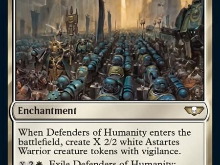 Defenders of Humanity (Surge Foil) [Warhammer 40,000] Hot on Sale