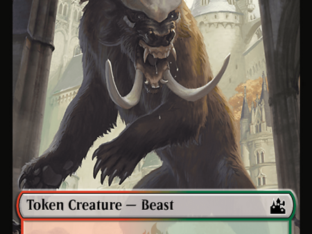 Beast Token [Ravnica Remastered Tokens] For Discount