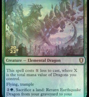 Earthquake Dragon [Commander Legends: Battle for Baldur s Gate Prerelease Promos] Online