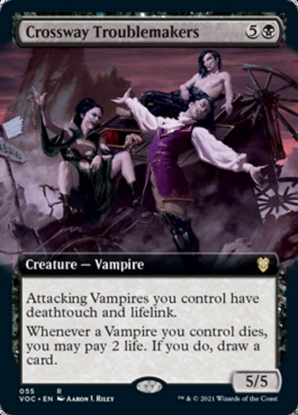 Crossway Troublemakers (Extended Art) [Innistrad: Crimson Vow Commander] For Cheap