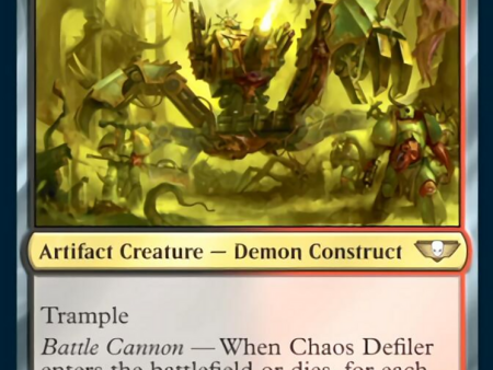 Chaos Defiler (Surge Foil) [Warhammer 40,000] Sale