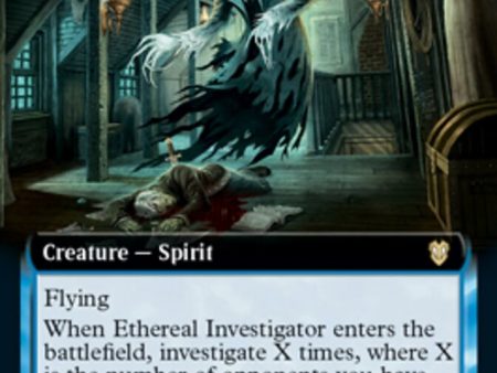 Ethereal Investigator (Extended Art) [Innistrad: Crimson Vow Commander] Cheap