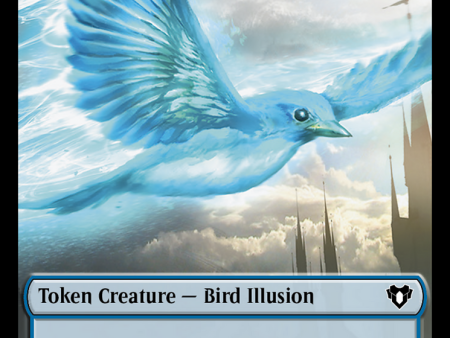 Bird    Bird Illusion Double-Sided Token [Commander Masters Tokens] Discount