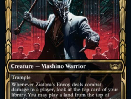 Ziatora s Envoy (Showcase Golden Age Gilded Foil) [Streets of New Capenna] Online Sale