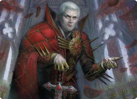 Edgar, Charmed Groom 1 Art Card [Innistrad: Crimson Vow Art Series] Online