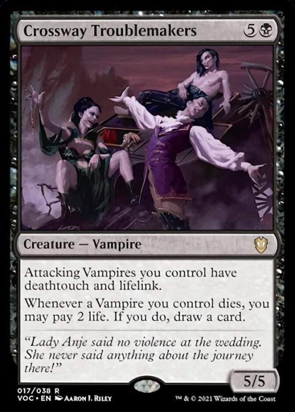 Crossway Troublemakers [Innistrad: Crimson Vow Commander] Fashion