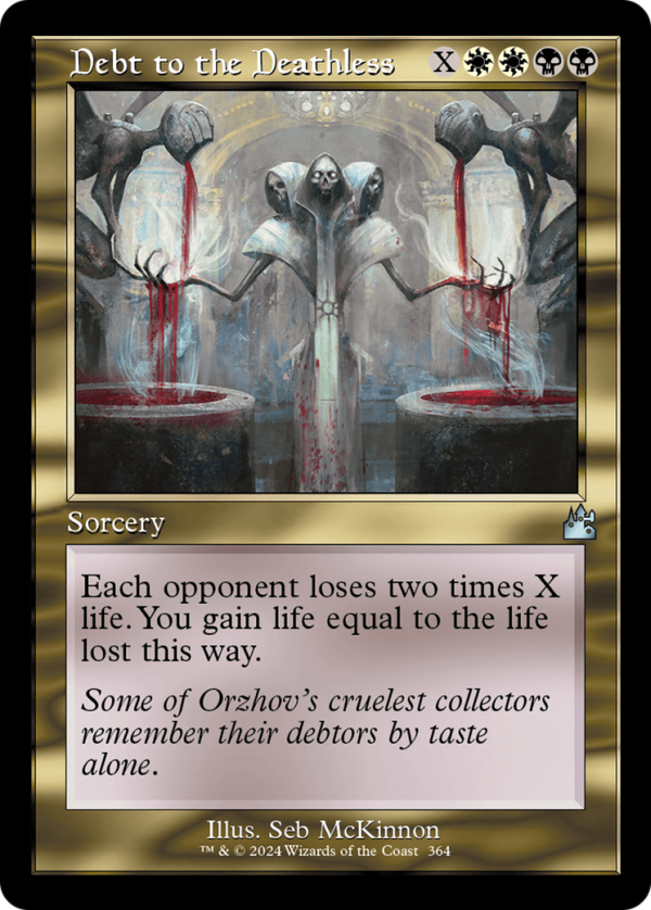 Debt to the Deathless (Retro Frame) [Ravnica Remastered] Online now