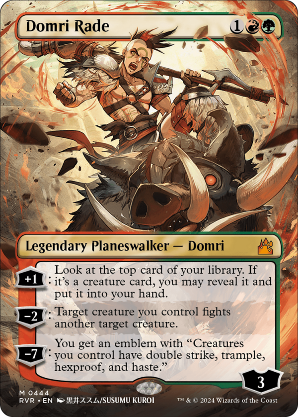 Domri Rade (Anime Borderless) [Ravnica Remastered] Cheap